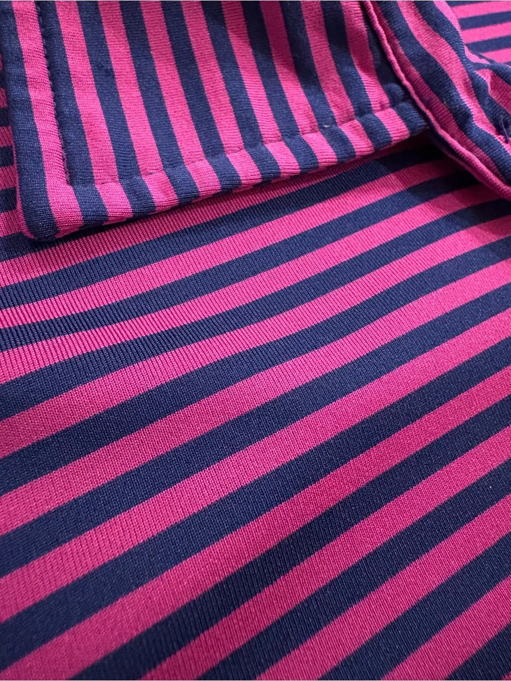 RLX Ralph Lauren Turnberry Isle Miami Golf Polo Pink Navy Striped L
